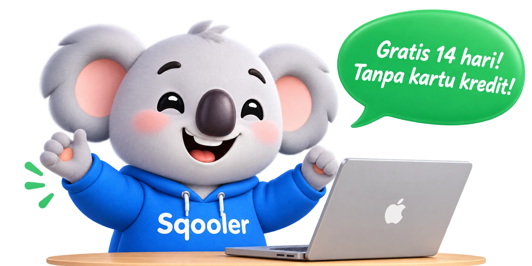 Gratis 14 hari! Tanpa kartu kredit!